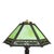 American Arts & Crafts Pittsburg 8-Panel Slag Glass Table Lamp Signed C1920 For Sale - Image 3 of 10