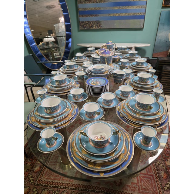 Rosenthal Le Tresors De La Mer 12-Person Dinner Service by Gianni Versace for Rosenthal, 1990s, Set of 123 For Sale - Image 4 of 18