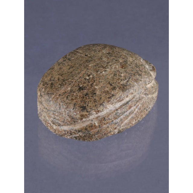 18th Dynasty Ancient Egyptian Carved Diorite Stone Heart Scarab, Circa 1500–1300 Bce For Sale - Image 12 of 18