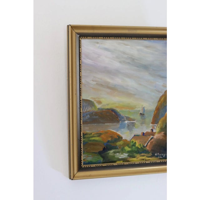 G Bengtson, Landscape, 1936, Oil on Board, Framed For Sale - Image 7 of 11