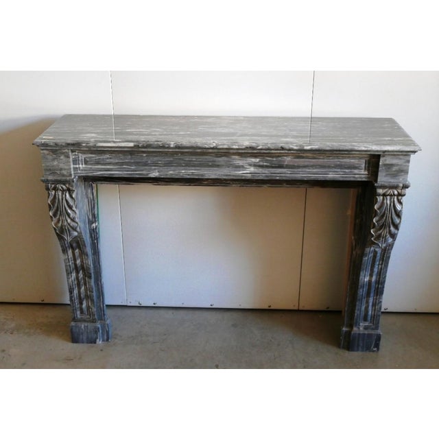 Frame Fireplace in Gray Marble from Befos For Sale - Image 16 of 16