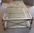 Transitional 1970s Transitional Glass Metal Coffee Table For Sale - Image 3 of 4