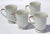 Set 4 Japan Porcelain & Gold Trim Footed Mug Christmas Holly by All the Trimmings For Sale - Image 11 of 16