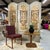 Italianate Gold Leaf and Cream Colored 3 Panel Room Divider Screen For Sale - Image 6 of 12