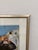 Soicher Marin - Alan Kingsbury The Walking Call Giclee Framed. Silverleaf frame, man playing trumpet at plaza. Original...