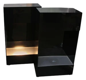 Illuminated Hanging Shadow Boxes - a Pair