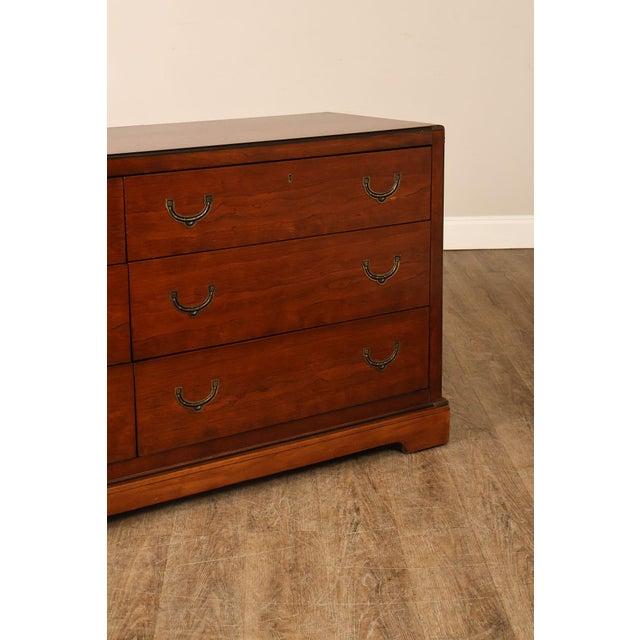National Mt. Airy Campaign Style Dresser For Sale - Image 11 of 18