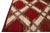 Modern Kilim Flatweave Red and Beige Geometric Wool Rug For Sale - Image 4 of 10