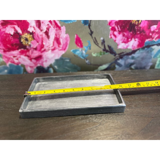 Kassatex Gray Mesh Tray For Sale - Image 4 of 8