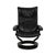 Set of Wing Leather Chair with Ottoman from Stressless For Sale - Image 14 of 18