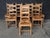 Oak Farmhouse Dining Chairs, 1925, Set of 8 For Sale - Image 9 of 18