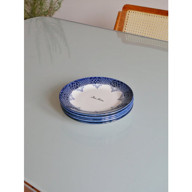 Antique Plates from Colditz, 1890s, Set of 5 For Sale - Image 3 of 6