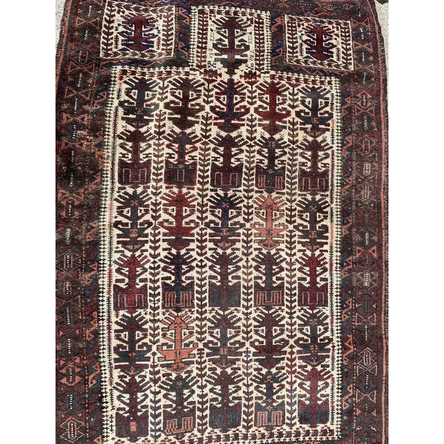 Vintage Baluch Rug, 1940s For Sale - Image 12 of 14