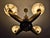 In this listing you will find an exceptionally rare and large Art Deco 4-arm chandelier. The arms of chandelier are done...