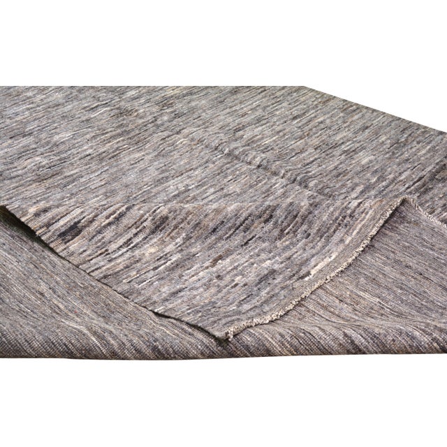 Moroccan Moroccan Hand Knotted Wool Rug, 9'3''x12'4" For Sale - Image 3 of 6