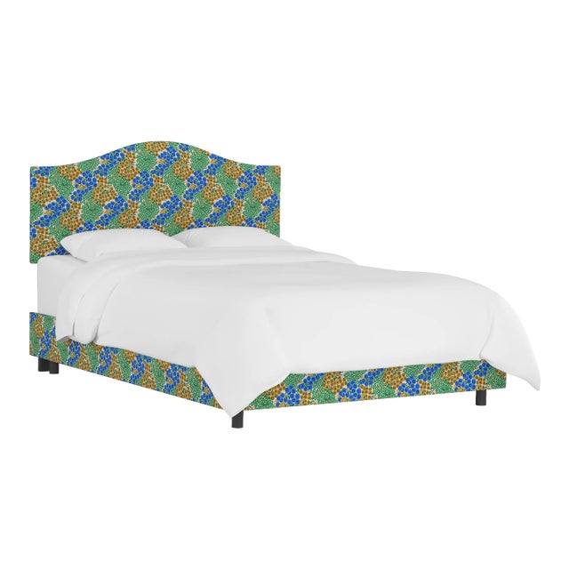 Kenmore Bed in Blue Citrine Loiret, Twin For Sale