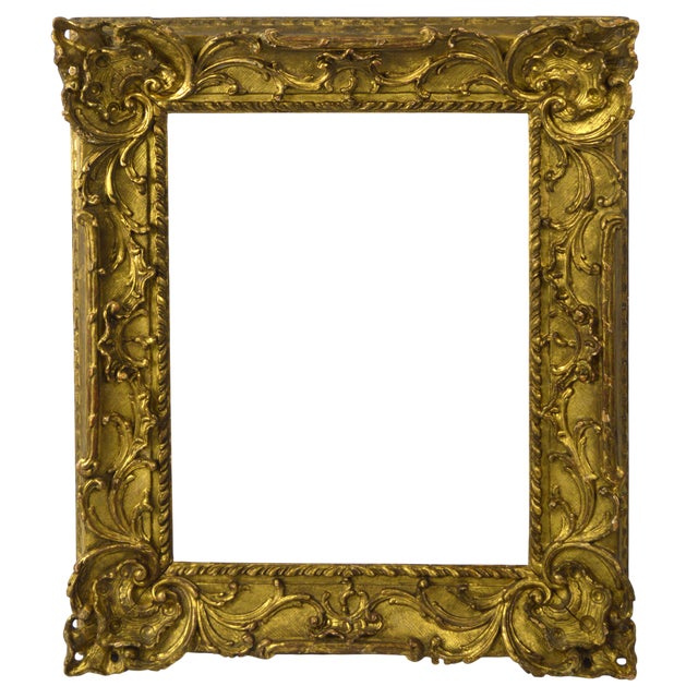 An absolutely stunning carved and giltwood frame. The frame is attributable to 18th century Italy, with a likely Venetian...