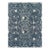 Theseus Hand-Tufted Maze Rug, Blueberry Blue, 6x9 For Sale