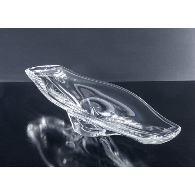 Glass Crystal Centerpiece Vase in the style of Sevres, France, 20th Century For Sale - Image 7 of 18