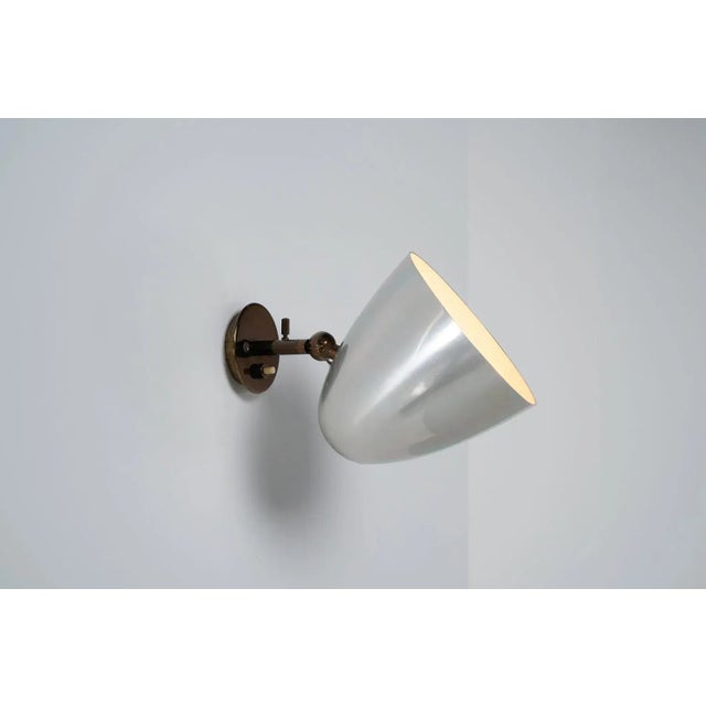 Metal Vintage Italian Sconce by Gino Sarfatti for Arteluce, 1956 For Sale - Image 7 of 13