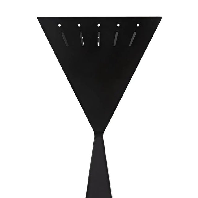 Not Yet Made - Made To Order NOIR Brixton Floor Lamp, Black Iron For Sale - Image 5 of 8
