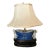 Vintage Blue & White Table Lamp For Sale