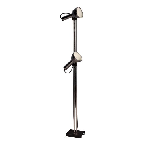 Chromed Metal Floor Lamp For Sale