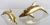 Mid-Century Brass Dolphins, Set of 2 For Sale - Image 4 of 8