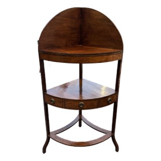 1940s Vintage Corner Washstand For Sale