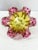 Sommerso Pink and Yellow Art Glass Bowl by Josef Hospodka for Chribska, 1960s For Sale - Image 3 of 11