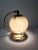 Art Deco Table Lamp in Glass and Metal For Sale - Image 4 of 12