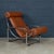 Metal Italian Brown Leather Recliner Armchair, 1980s For Sale - Image 7 of 18