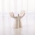Studio A Deft Hands White Ceramic Stool Great Condition, NYC apartment staple