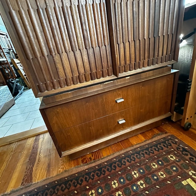Vintage Teak Wood Gentleman's Chest: McM, Made in Canada For Sale - Image 4 of 14