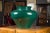 Rustic European Large European Green Lidded Urn Signed Thomas W Hoff, Late 20th Century For Sale - Image 3 of 10