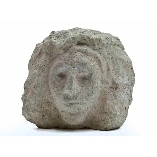 1960s Sirio Pellegrini, Head, Stone Sculpture, 1960s For Sale - Image 5 of 5