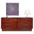 71” Danish Modern Rosewood 6-Drawer Dresser by Kibaek Mobelfabrik For Sale In Washington DC - Image 6 of 7