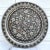 Here is an absolutely stunning Islamic/Moroccan metal tray tabletop in silver, black and copper metal finishes. The piece...