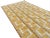 Textile Handwoven Cotton Area Rug Natural Vegetable Dyed Mustard Beige Cream & Red Marianne Geometric Dhurrie - 10'x14' For Sale - Image 7 of 10