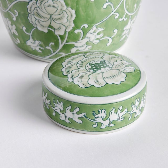 Kenneth Ludwig Chicago Imperial Lotus Lidded Jar For Sale - Image 4 of 5