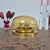 Metal Mid-Century Brass and Glass Flush Mount from Lampukas, Finland, 1960s For Sale - Image 7 of 14