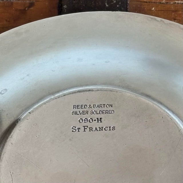 Antique SilverPlate Platter- Coaster “St Francis Hotel” For Sale - Image 9 of 9