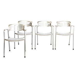Toledo Chairs by Jorge Pensi for Amat-3, 1980s, Set of 4 For Sale