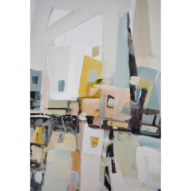 2020s Subjective Industrial Landscape. Original Modern Hand Painting For Sale - Image 5 of 10