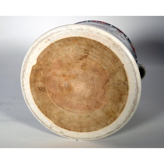 Chinese Export Porcelain Famille Rose Cachepot or Wine Cooler of Large Size For Sale - Image 14 of 14