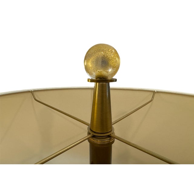 Metal Syro Table Lamp With Murano Glass, Designed by Laura Kirar For Sale - Image 7 of 9