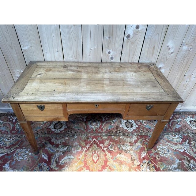 Louis Xvi Period Cherry Wood Desk For Sale - Image 3 of 8