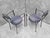Vintage Modern Moon Chairs Newly Reupholstered - Set of 4 For Sale In Chicago - Image 6 of 8