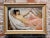 Ramon Kelley -Lyre Player Female resting Nude- Oil Painting Oil painting on canvas - Signed upper left - Canvas size: 18 x...