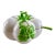 Vintage Mancer Meiselman Imports Italian Pumpkin Tureen and Vine Ladle 2 Pieces For Sale